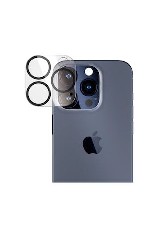 Panzerglass Apple İphone 15 Pro Uyumlu Şeffaf Çerçeveli Seri Kamera Cam Koruyucu - Şeffaf