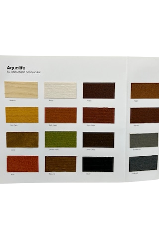 Tek Aqualıfe Su Bazlı Ahşap Koruyucu 2,5 Lt Teak