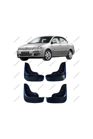Toyota Uyumlu Corolla 2002-2006 4lü Paçalık Çamurluk Tozluk TYT0KX007