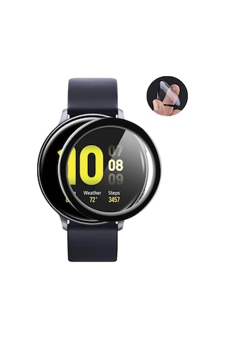 Samsung Galaxy Uyumlu Watch Active 2 40mm Ekran Koruyucu Nano Esnek Cam