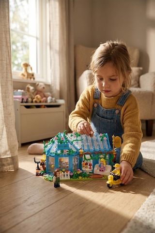 Ogi Mogi Toys Eğitici Bloklar Kahve Evi 642 Parça,Yapı Seti
