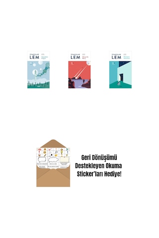 Gelecekbilim Kongresi Sl7 + Dünya Da Barış Sl8 + Dönüşüm Hastanesi Sl4 + Okuma Sticker'ları