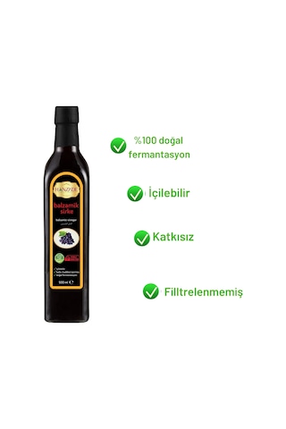 Hanzade Bitkisel Balzamik Sirke 3 x 500 ML