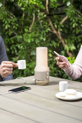 Lexon Terrace Lamba Powerbank Bluetooth Hoparlör