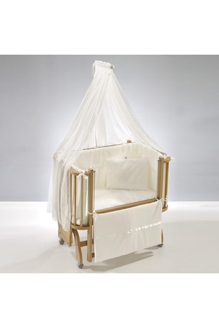 Meltem Kids Mood Ekru Pamuklu Bebek Uyku Seti 50 x 90 CM Ekru