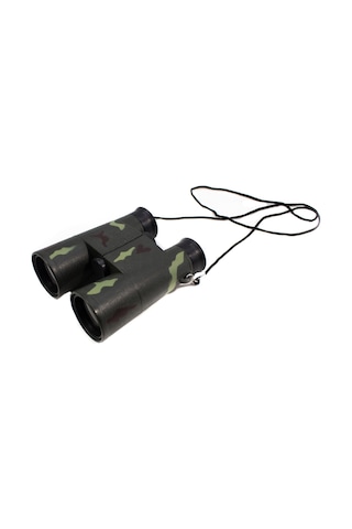 Oyuncak Dürbün Kutulu Kamuflajlı Askı İpli