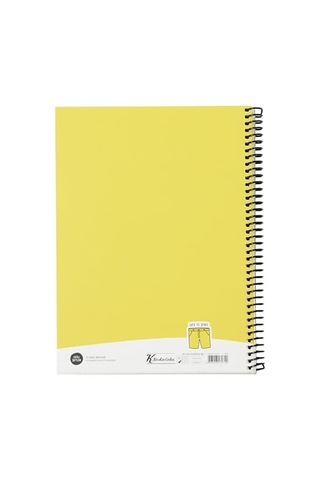 80 Yaprak Kareli Hafif Kağıt Stickerli Defter, Şort, 18.5x25cm