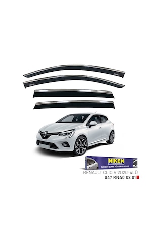 Niken Renault Clio 5 Cam Rüzgarlığı Kromlu 2020+ Niken 047 Rn40 02 01