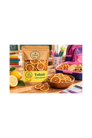 Tolmir Doğal Limon Kurusu Dilimlenmiş Kurutulmuş Limon 100 G