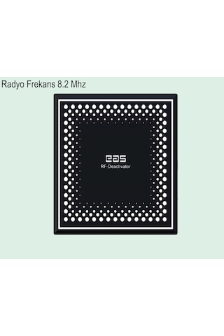 Rf 8.2 Mhz Kağıt Etiket Öldürücü Deaktivatör İkazsız