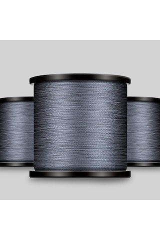 Rikimaru 0.20 Mm 4 Kat,150 Metre ,gri Renkli İp,örgü,ipek Misina