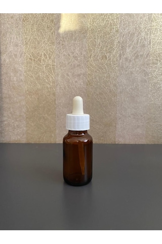 20ml Kahverengi Cam Ecza Şişesi Plastik Damlalıklı Çubuklu, 25 Adet, Ecza Şişesi, Cam Şişe, Amber Şişe,kozmetik Şişe