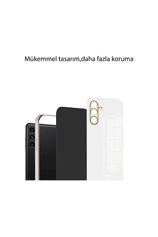 Cosmotex Newface Samsung Galaxy Uyumlu M15 Kılıf Volet Silikon - Mor