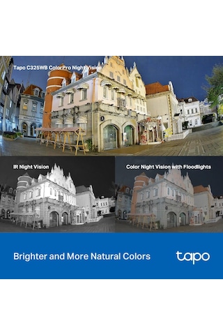Tp-link Tapo C325WB Renkli Gece Görüşlü Wifi Güvenlik Kamerası