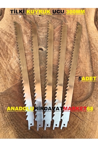 Paslanmaz Çelik Tilki Kuyruğu Ucu Kemik Kesme Testeresi 300 MM 5