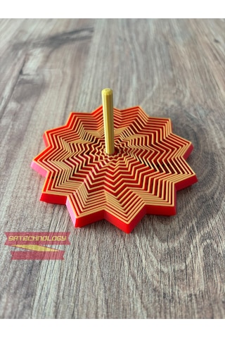 Hareketli Fidget Stress Yıldız Dönen Stres Oyuncağı, Dikkat Ve Odaklanma Oyuncağı