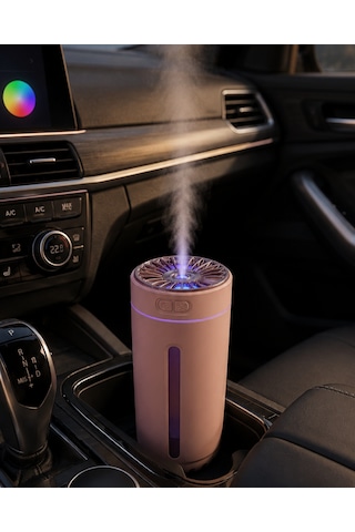 Rgb Led Buhar Makinesi Aroma Yağı Uyumlu Mini Nemlendirici Çok Renkli