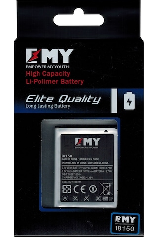 Samsung Galaxy W İ8150 Uyumlu Emy Batarya