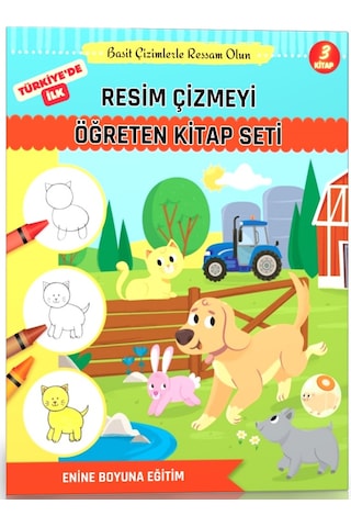 Resim Çizmeyi Öğreten Kitap Seti 3 Kitap