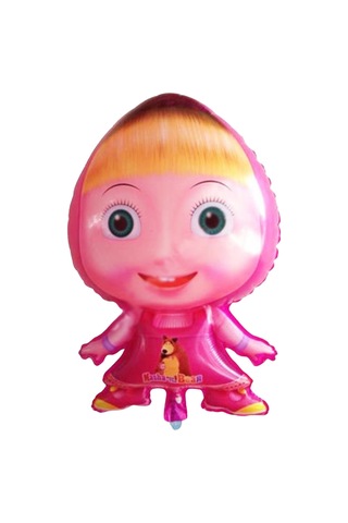 Folyo Karakter Balon Masha Büyük Boy 60 40 Cm Helyum Uyumlu Mor