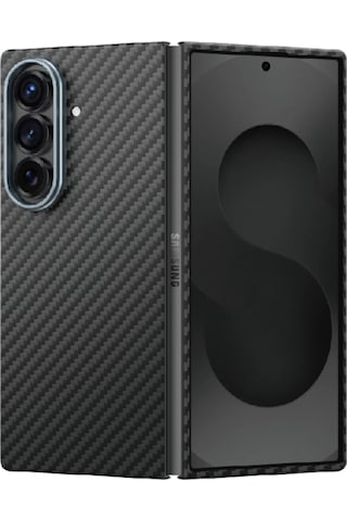 Samsung Galaxy Z Fold 7 Uyumlu Kevlar Magclick Manyetik Kılıf İnce Ve Dayanıklı