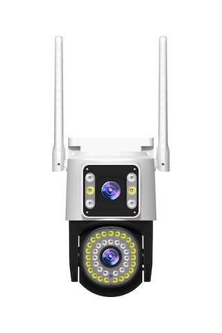 Yoosee 4mp Çift Lens Ip Kamera - Wifi Açık Kapalı Otomatik İzleme, Su Geçirmez Kablosuz Güvenlik Ev Kamerası, Renkli Gece Görüş, Hareket Algılama