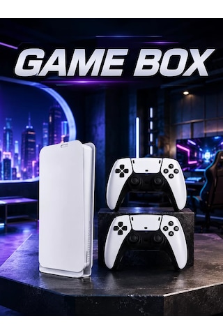 Hepsi Game Box 3d Çift Oyun Kollu 4k Hd Ekran 20000'den Fazla Oyun Seçeneği 2.4g Kablosuz Najmaddin