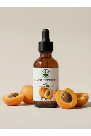 Soğuk Sıkım Kayısı Çekirdeği Yağı Apricot Kernel Oil Prunus Armeniaca Saf Doğal 50 Ml 50 ML