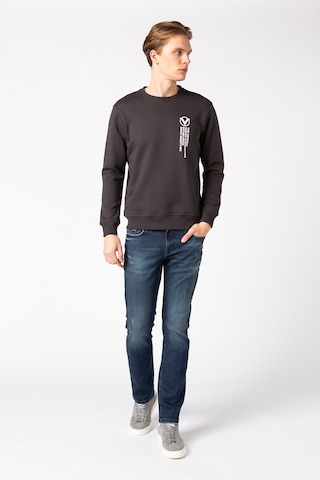 Vigoss Erkek Baskılı Sweatshırt 62132-30048 - Koyu Antrasit