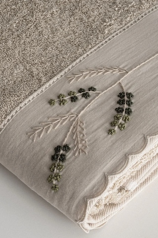 Ecocotton Derin Bej %100 Organik Pamuk Yüz Havlusu 50 90 Cm Bej