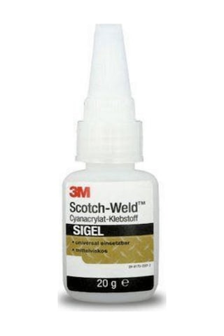 3m Scotch-weld Sigel Siyanoakrilat Yapıştırıcı, Şeffaf - 20 Gr