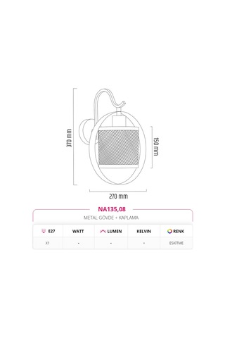 Nevo İç Mekan Aplik Na135.08