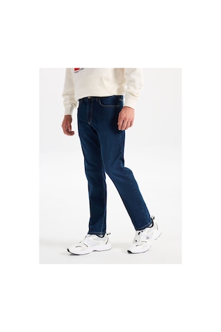 Lee Normal Bel Slim Fit Mavi Erkek Denim Pantolon Mavi Denim Pantolon-l72a00014cr