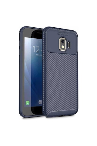Samsung Uyumlu Galaxy J2 Core Kılıf Karbon Silikon Case