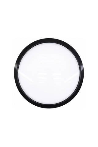 20w Led Glop Armatür Sıva Üstü Yuvarlak Siyah 6500k 1800lm Ip20