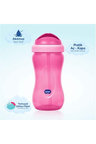 Wee Baby Pipetli Bardak 350 ML Pembe