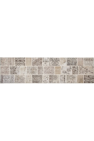 Mudo Home Lıma Bej El Dikişi Naturel Yolluk 80x300 Diğer