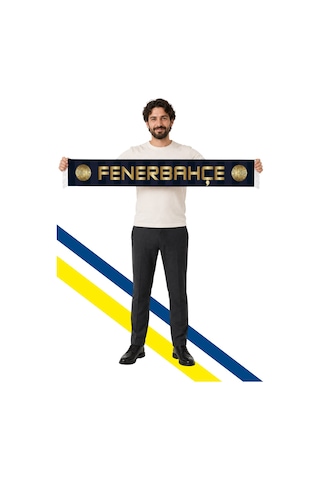 Fenerium Unısex Fenerbahçe The Legend Şal Lazer Kutu Hediyeli Lacivert