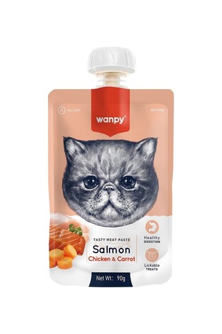 Wanpy 4 Çeşit Karma Kedi Et Ezmesi 90 Gr. X 12 Adet