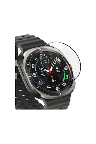 Uray Store Samsung Galaxy Uyumlu Watch Ultra 47mm Polymer Nano Ekran Koruyucu - Şeffaf