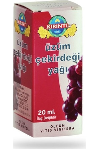 Kırıntı Üzüm Çekirdeği Yağı 20 ML Kırıntı Üzüm Çekirdeği Yağı 20 ML