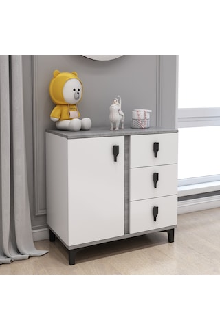 Patiko Rose 3 Çekmeceli Şifonyer Berlin