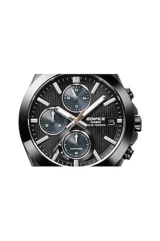 Casio Efs-s650dc-1adf Güneş li Kronograf Erkek Kol Saati Siyah