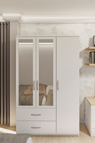 Gm 851 Home Aynalı 3 Kapı 2 Çekmeceli Gardırop