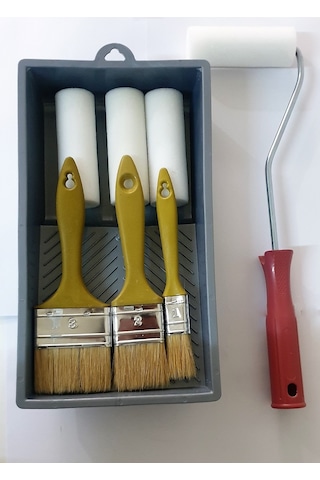 M1 ART 8'li Boya Seti Sünger Parmak Rulo 10 CM (Yedek Başlı)