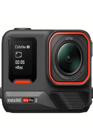 Insta360 Ace Pro 2 Aksiyon Kamerası Çift Bataryalı Paket Siyah