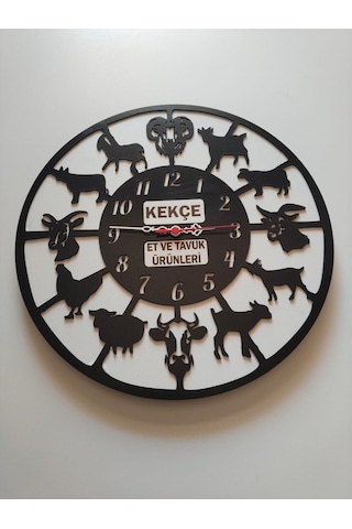 Kasap Temalı İş Yerine Özel Kişiye Özel İsim Yazılı Duvar S.