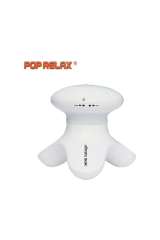 MiniTitreşimli Elektrikli Kafa Kafa Derisi Titreşimli Masaj El Masajı Rı3tgo Beyaz