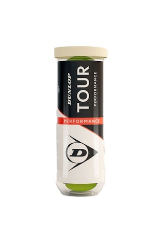 Dunlop Tour Performance 3'lü Tenis Topu - Vakum Ambalajlı 601622
