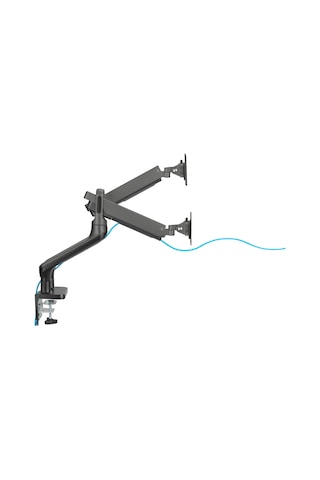 Digitus DA-90417 15"-32'' 9 KG 2 x Usb Gaz Basınçlı Özel Tasarım Çiftli Monitör Tutucu